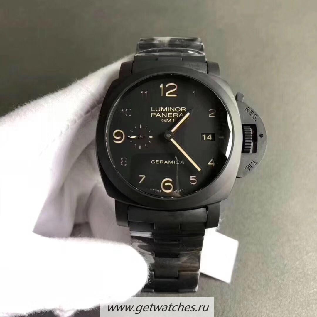 Shop Pa*e*a1 Luminor Marina PAM048 SS Black Dial 7750